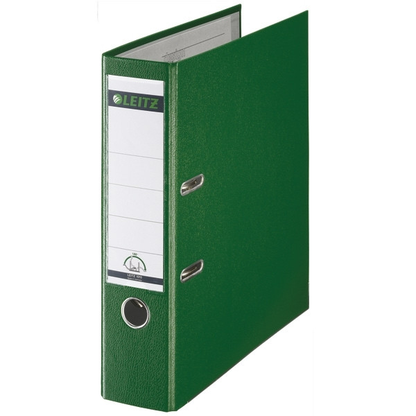 Leitz A4 lever arch file | Leitz 1010 plastic | green 80mm 10105055 202920 - 1