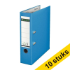 A4 lever arch file | Leitz 1010 plastic | light blue 80mm (10-pack) 280073 - 1