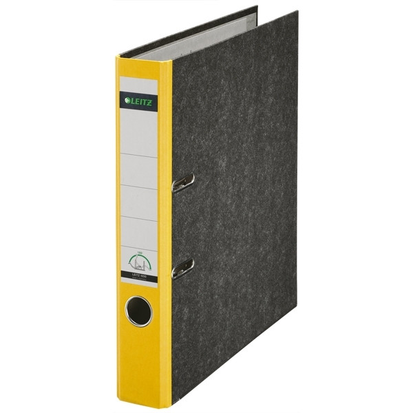 Leitz A4 lever arch file | Leitz 1050 cardboard | yellow 50mm 10505015 211456 - 1