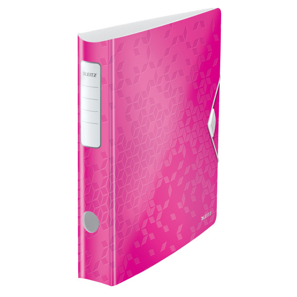 Leitz A4 lever arch file | Leitz 1107 Active WOW | metallic pink 50mm 11070023 211715 - 1