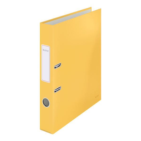 Leitz A4 lever arch file | Leitz Cozy 180° | warm yellow soft touch 50mm 10620019 226359 - 1
