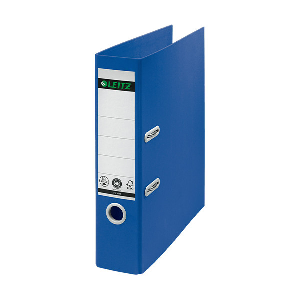 Leitz A4 lever arch file | Leitz Recycle cardboard | blue 80mm 10180035 227546 - 1