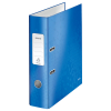 A4 lever arch file | Leitz WOW 180° cardboard | metallic blue 80mm