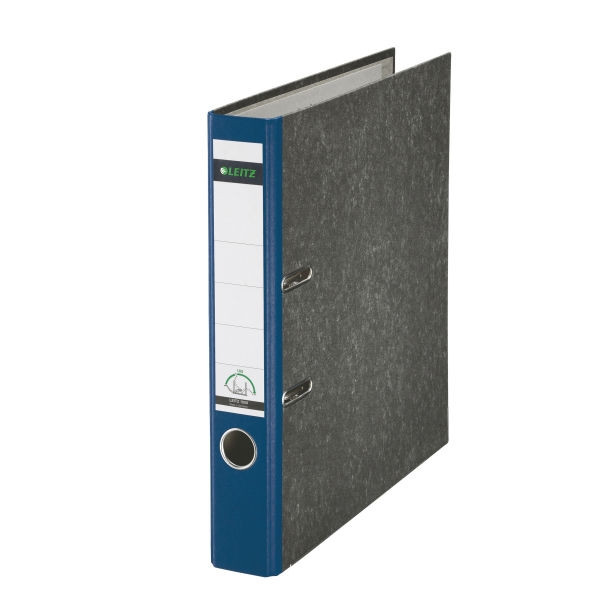 A4 lever arch file (50mm) | cardboard | Leitz 1050 blue 202508 - 1