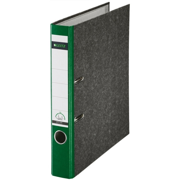 A4 lever arch file (50mm) | cardboard | Leitz 1050 green 211222 - 1