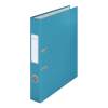 A4 lever arch file (50mm) | cardboard | Leitz 180° Cozy serene blue soft touch 226360 - 1