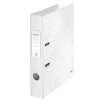 A4 lever arch file (50mm) | cardboard | Leitz 180° WOW metallic white 202962 - 1