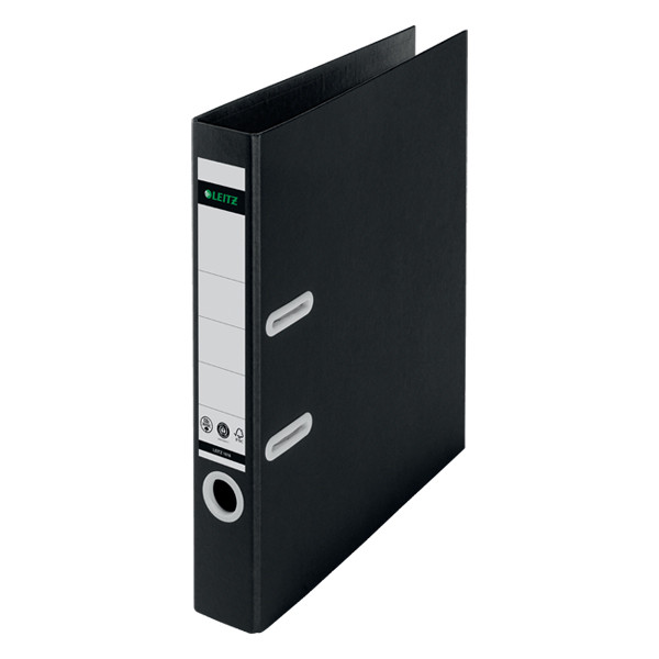 A4 lever arch file (50mm) | cardboard | Leitz Recycle black 226468 - 1