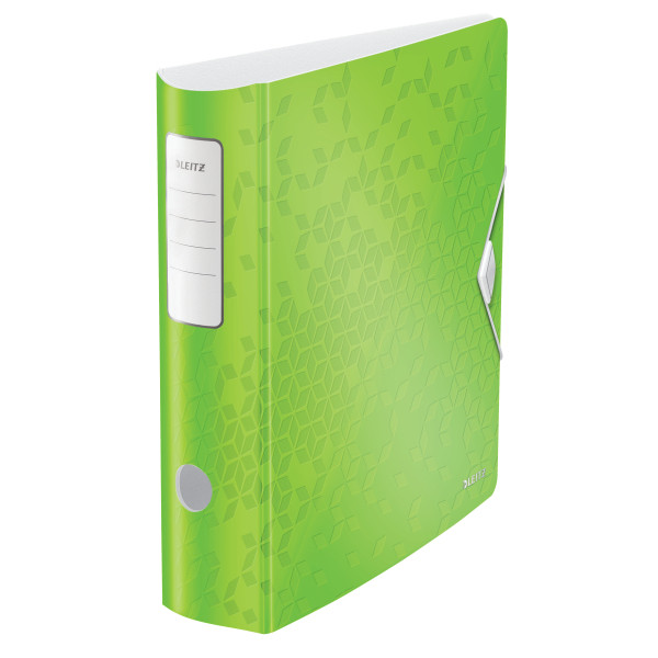 A4 lever arch file (75mm) | plastic | Leitz 1106 Active WOW green 226184 - 1