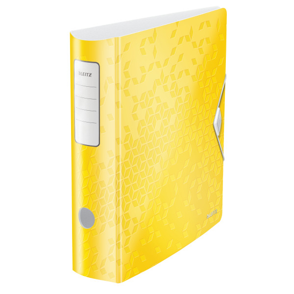A4 lever arch file (75mm) | plastic | Leitz 1106 Active WOW yellow 226185 - 1