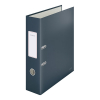 A4 lever arch file (80mm) | cardboard | Leitz 180° Cozy velvet grey soft touch 226358 - 1