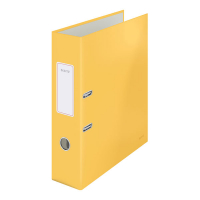 A4 lever arch file (80mm) | cardboard | Leitz 180° Cozy warm yellow soft touch 226356