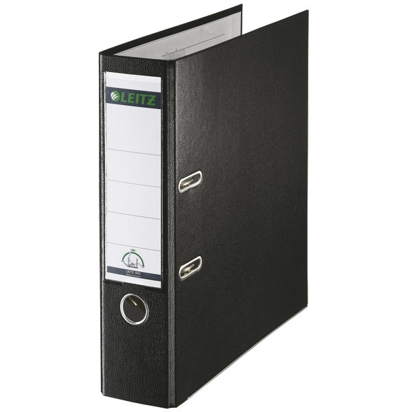 A4 lever arch file (80mm) | plastic | Leitz 1010 black 202926 - 1