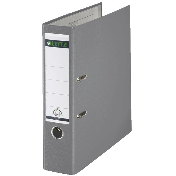 A4 lever arch file (80mm) | plastic | Leitz 1010 grey 202924 - 1