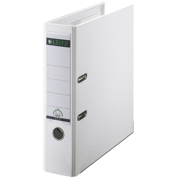 A4 lever arch file (80mm) | plastic | Leitz 1010 white 202910 - 1