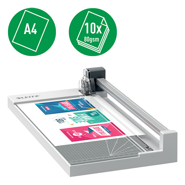 A4 rotary trimmer (10 sheets) | Leitz Precison Home Office 226585 - 3