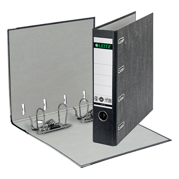 A5 bank giro binder (80mm) | cardboard | Leitz 1092 black 211825 - 2