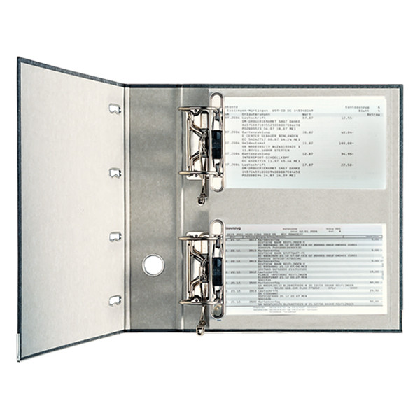 A5 bank giro binder (80mm) | cardboard | Leitz 1092 black 211825 - 5