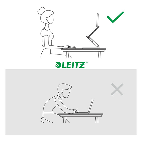 Adjustable laptop stand | dark grey | Leitz Ergo 202545 - 5