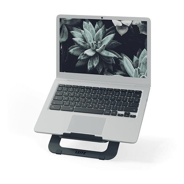 Adjustable laptop stand | ultra-slim | dark grey aluminium | Leitz Ergo 202509 - 2