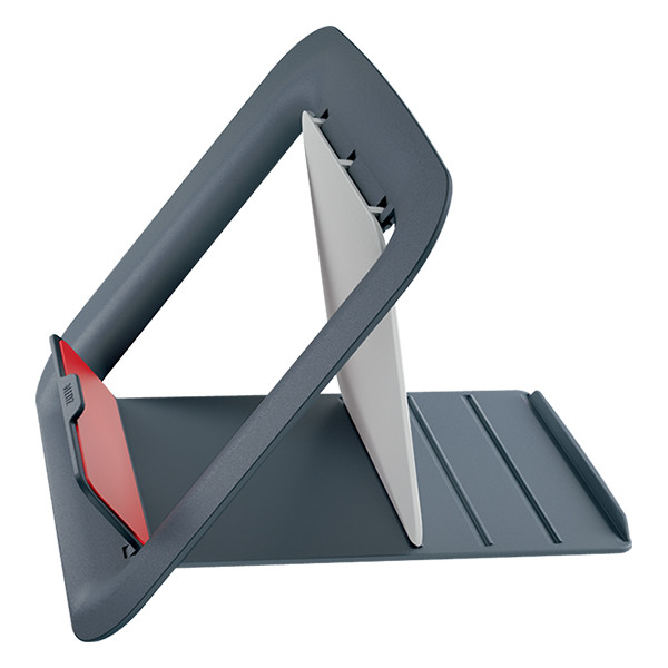 Adjustable laptop stand | velvet grey | Leitz Cozy 226571 - 3
