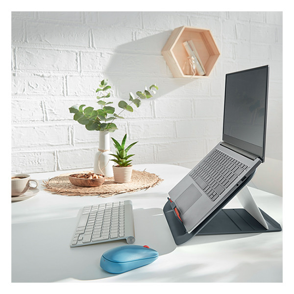 Adjustable laptop stand | velvet grey | Leitz Cozy 226571 - 5
