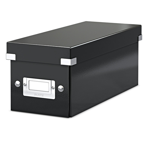 CD storage box | black | Leitz WOW 211124 - 1