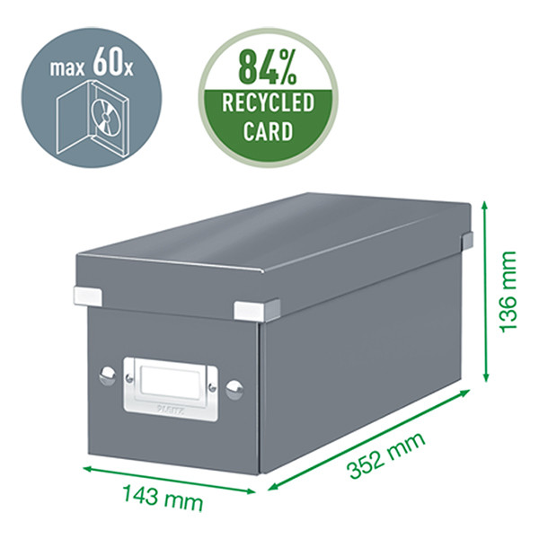 CD storage box | red | Leitz WOW 227659 - 2