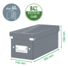 CD storage box | red | Leitz WOW 227659 - 2