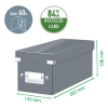 CD storage box | white | Leitz WOW 211122 - 2