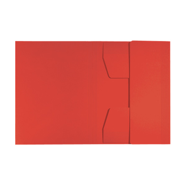 Cardboard 3-flap folder | A4 | Leitz Recycle red 227553 - 1