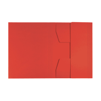 Cardboard 3-flap folder | A4 | Leitz Recycle red 227553