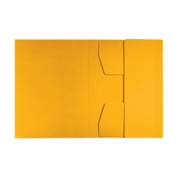 Cardboard 3-flap folder | A4 | Leitz Recycle yellow 227552 - 1