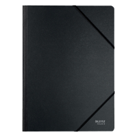 Cardboard elastic folder | A4 | Leitz Recycle black 226481