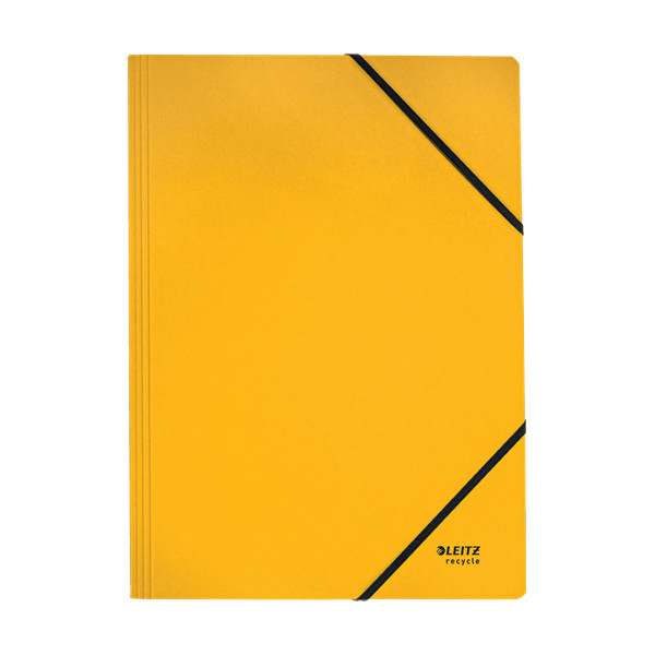 Cardboard elastic folder | A4 | Leitz Recycle yellow 227556 - 1