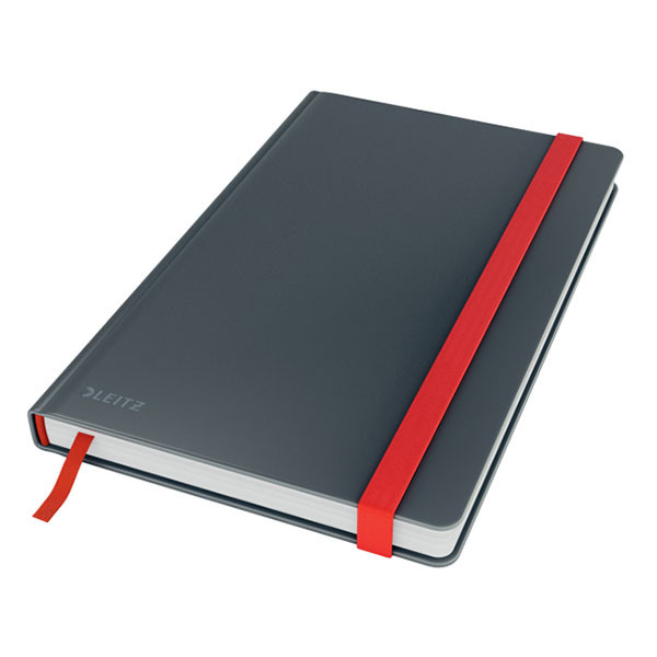 Leitz Cosy Soft Touch velvet grey A5 lined notebook, 96 sheets 44810089 226375 - 1