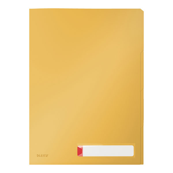 Leitz Cozy Privacy warm yellow A4 view folder with tabs (3-pack) 47160019 226397 - 1