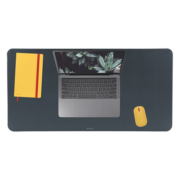 Leitz Cozy velvet grey desk pad, 800mm x 400mm 52680089 226574 - 3
