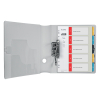 Leitz Cozy white/coloured A4 printable plastic tabs with 5 tabs (11-holes) 12400000 226365 - 2