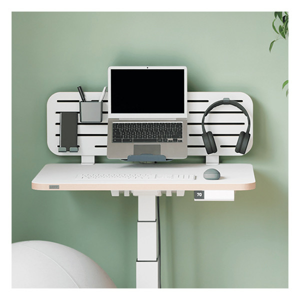 Leitz Ergo desk pegboard with laptop holder, 80 x 25cm 202755 - 9