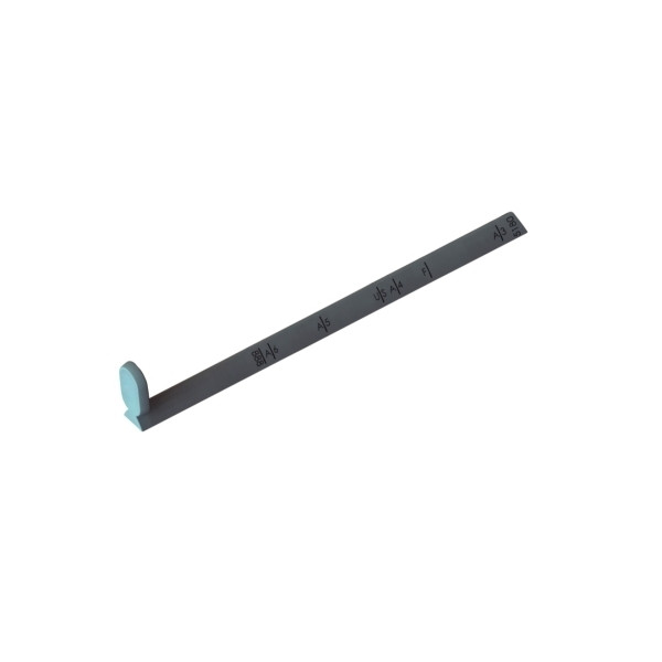 Hole punch mounting slat (A4, A3, A5 and A6) | black | Leitz Heavy Duty 5180 226050 - 1
