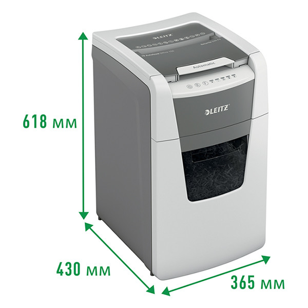 Leitz IQ Auto+ Office 150 micro-cut paper shredder 226507 - 4