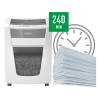 Leitz IQ Office Pro white fine micro-cut paper shredder 80100000 226121 - 3