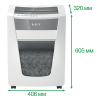 Leitz IQ Office Pro white fine micro-cut paper shredder 80100000 226121 - 4