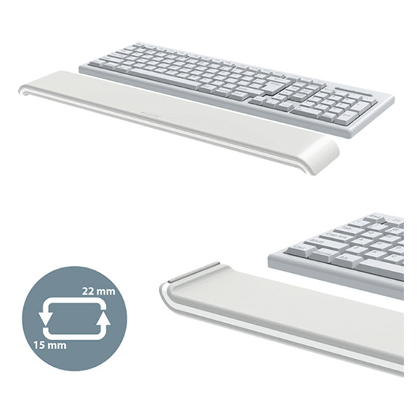 Keyboard wrist rest | customisable | grey | Leitz Ergo Cozy 226576 - 5