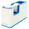 Leitz LZ11372 WOW tape dispenser, white/blue, 53641036