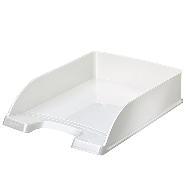 Letter tray (A4) | Leitz 5226 WOW metallic white | 5-pack 211268 - 1