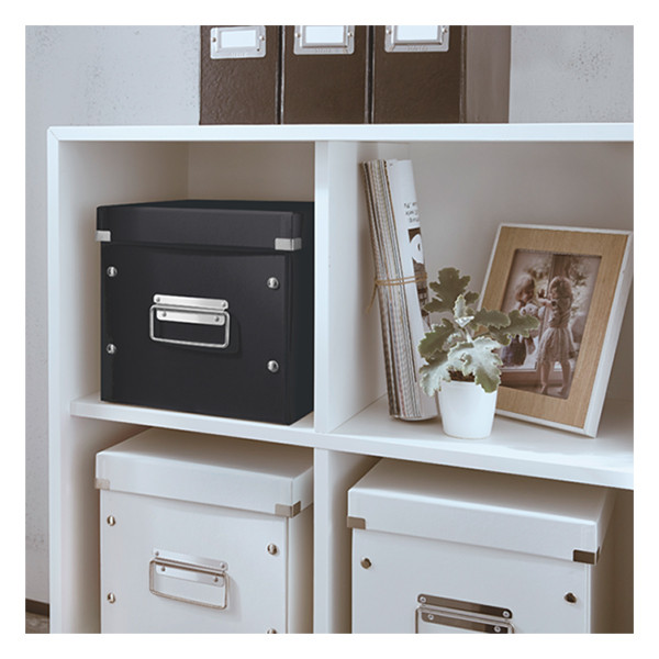 Medium cube storage box | black | Leitz 226082 - 2