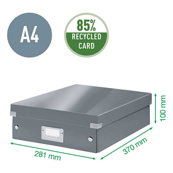 Medium sorting box | white | Leitz WOW 211758 - 2
