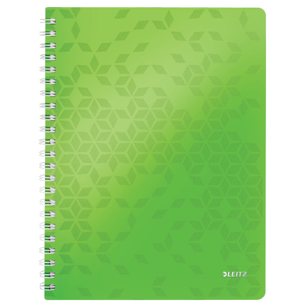 Notepad checkered spiral A4 | 5mm | green | Leitz WOW | 80 sheets 226222 - 1
